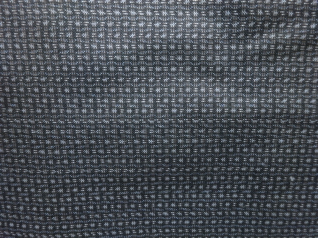 JAPANESE KIMONO / ANTIQUE MENS ENSEMBLE KIMONO / SILK / DORO OSHIMA TSUMUGI